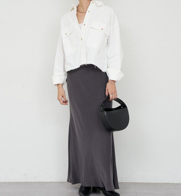  「【26SS予約】デニムオーバーショートシャツ」|シャツ・ブラウス|