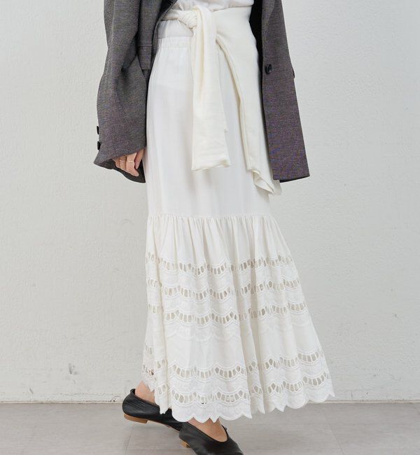  「スカラップレーススカート」|スカート|
