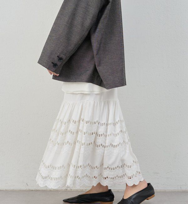  「スカラップレーススカート」|スカート|