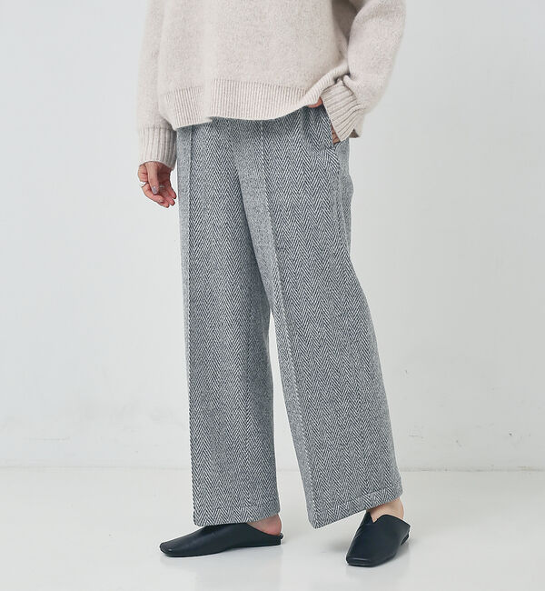 collex「ジャガードヘリンボーンセミワイドパンツ」|その他|