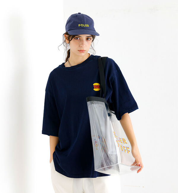 ABAHOUSE「【POLeR/ポーラー】PVC POOL BAG/マルチプールバッグ/ユニセック」|トートバッグ|クリア