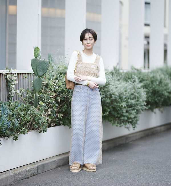 Rouge vif「スター＆ハート柄チュールフリルビスチェ」|シャツ・ブラウス|