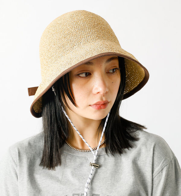 Rouge vif「【Ruben/ルーベン】パイピングラインハット【WEB限定】」|その他|ベージュ