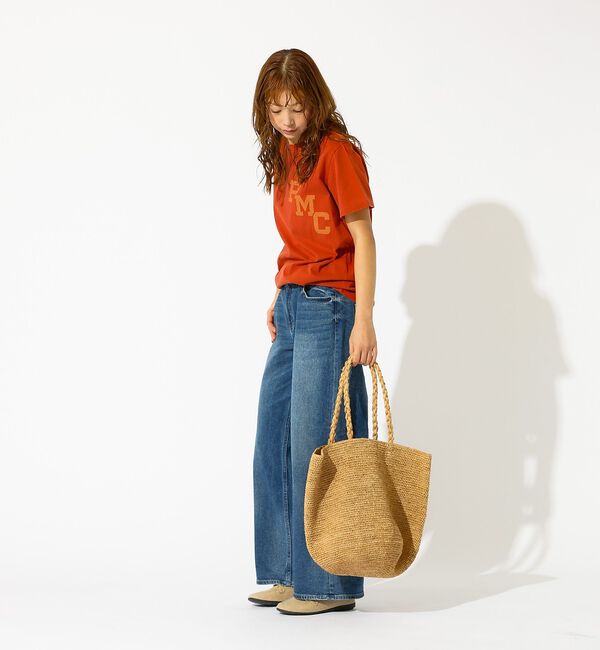 Rouge vif「【MADE IN MADA /メイドインマダ】ALICE MM BAG：ラフィア」|かごバッグ|