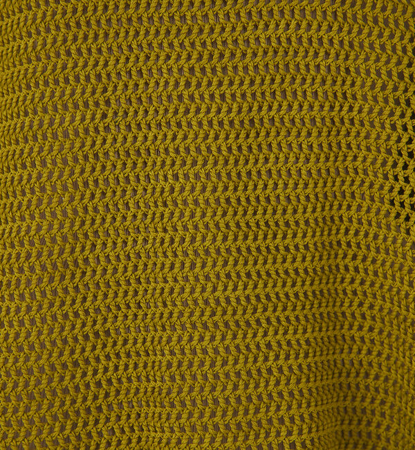 qualite「メッシュコットンスクエアニット」|ニット・セーター|