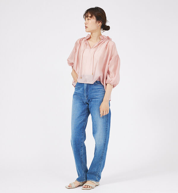 qualite「シアーフリルブラウス」|シャツ・ブラウス|