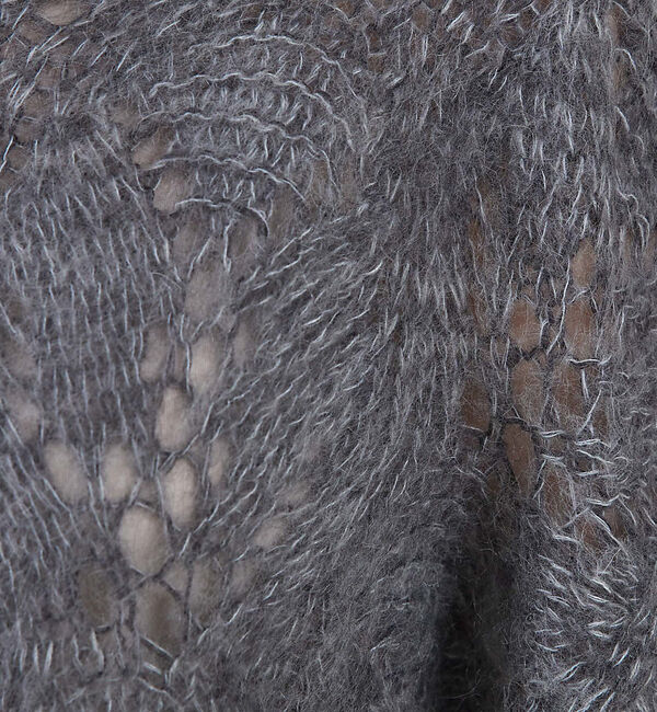 qualite「モヘアケーブルニット」|ニット・セーター|