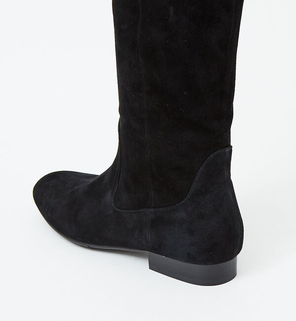 AU BANNISTER「【スノーソール】フラットヒールニーハイブーツ」|ショートブーツ|