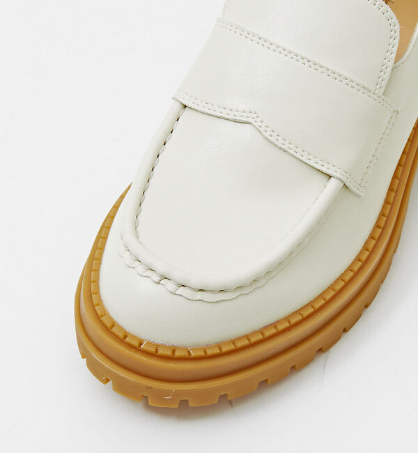 AU BANNISTER「【晴雨兼用】厚底ローファー」|ローファー|