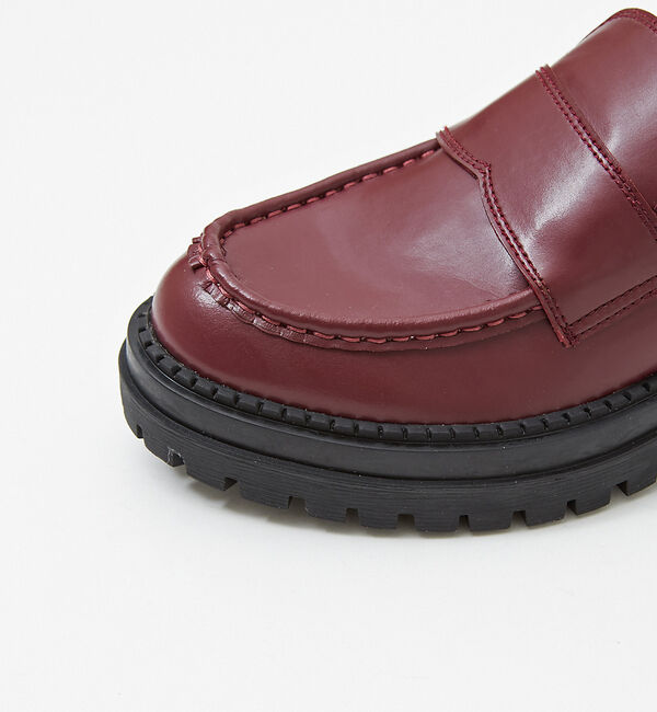 AU BANNISTER「【晴雨兼用】厚底ローファー」|ローファー|