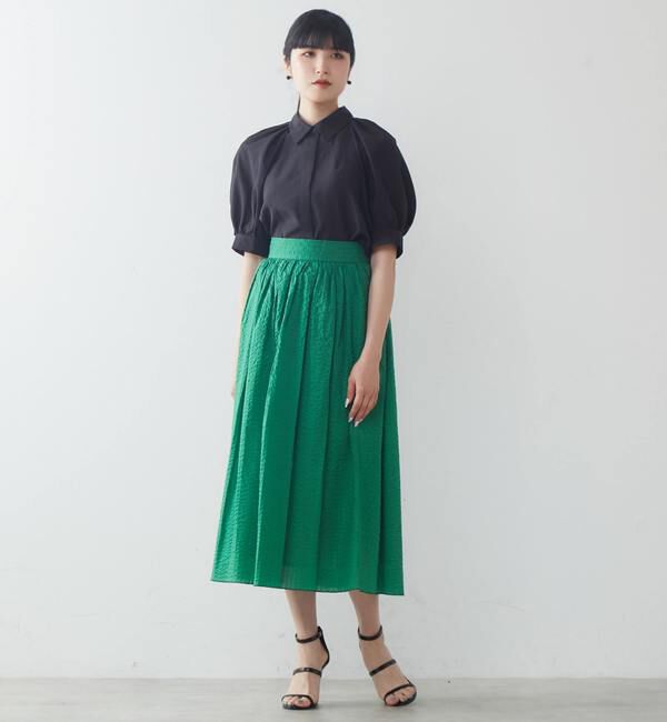 TIARA「タックロングスカート」|スカート|