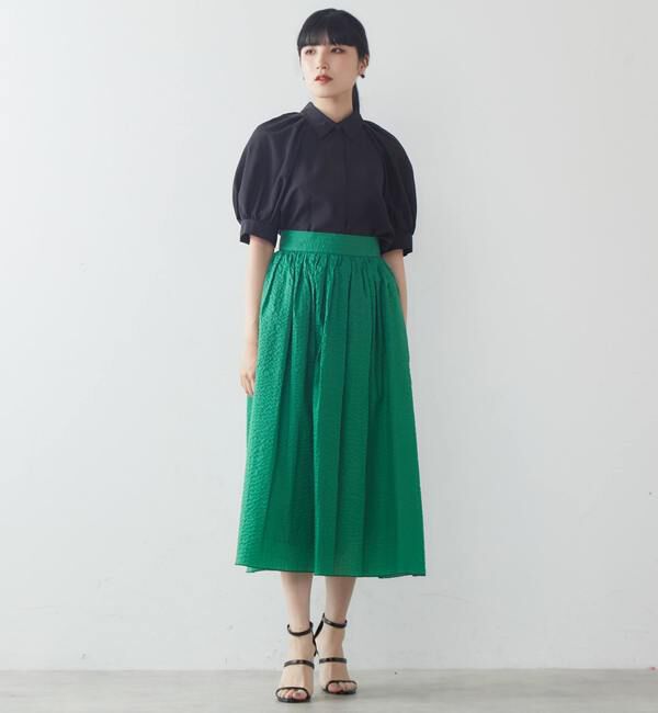 TIARA「タックロングスカート」|スカート|