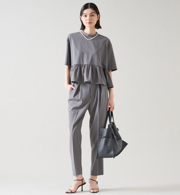 TIARA「タックテーパードパンツ（セットアップ可）」|その他|