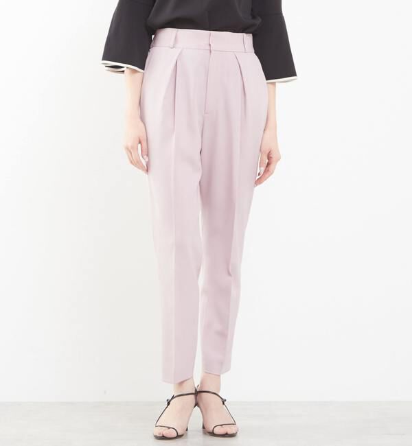TIARA「タックテーパードパンツ（セットアップ可）」|その他|ピンク