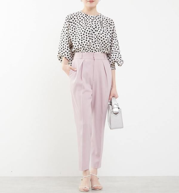 TIARA「タックテーパードパンツ（セットアップ可）」|その他|