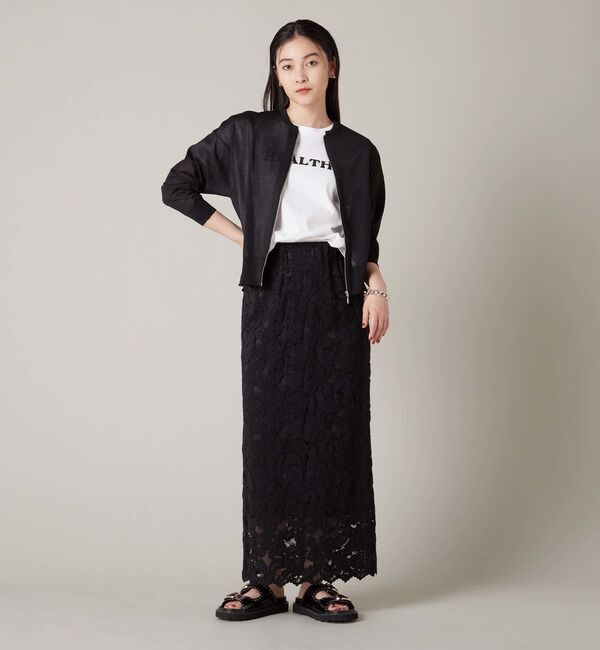 Liesse「レースタイトスカート（セットアップ対応）」|スカート|