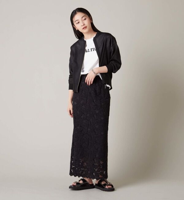 Liesse「レースタイトスカート（セットアップ対応）」|スカート|