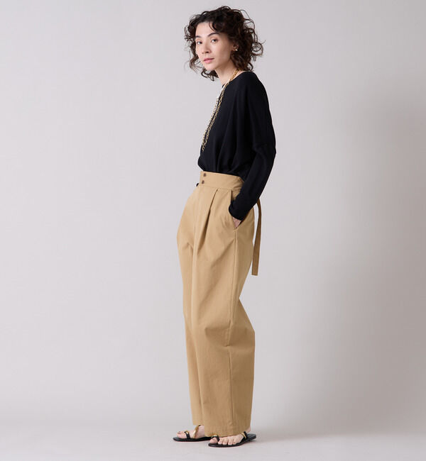 Liesse「バックアクセントベルトパンツ」|その他|