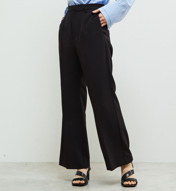 Soffitto「機能素材2WAYストレッチフレアパンツ」|その他|ブラック