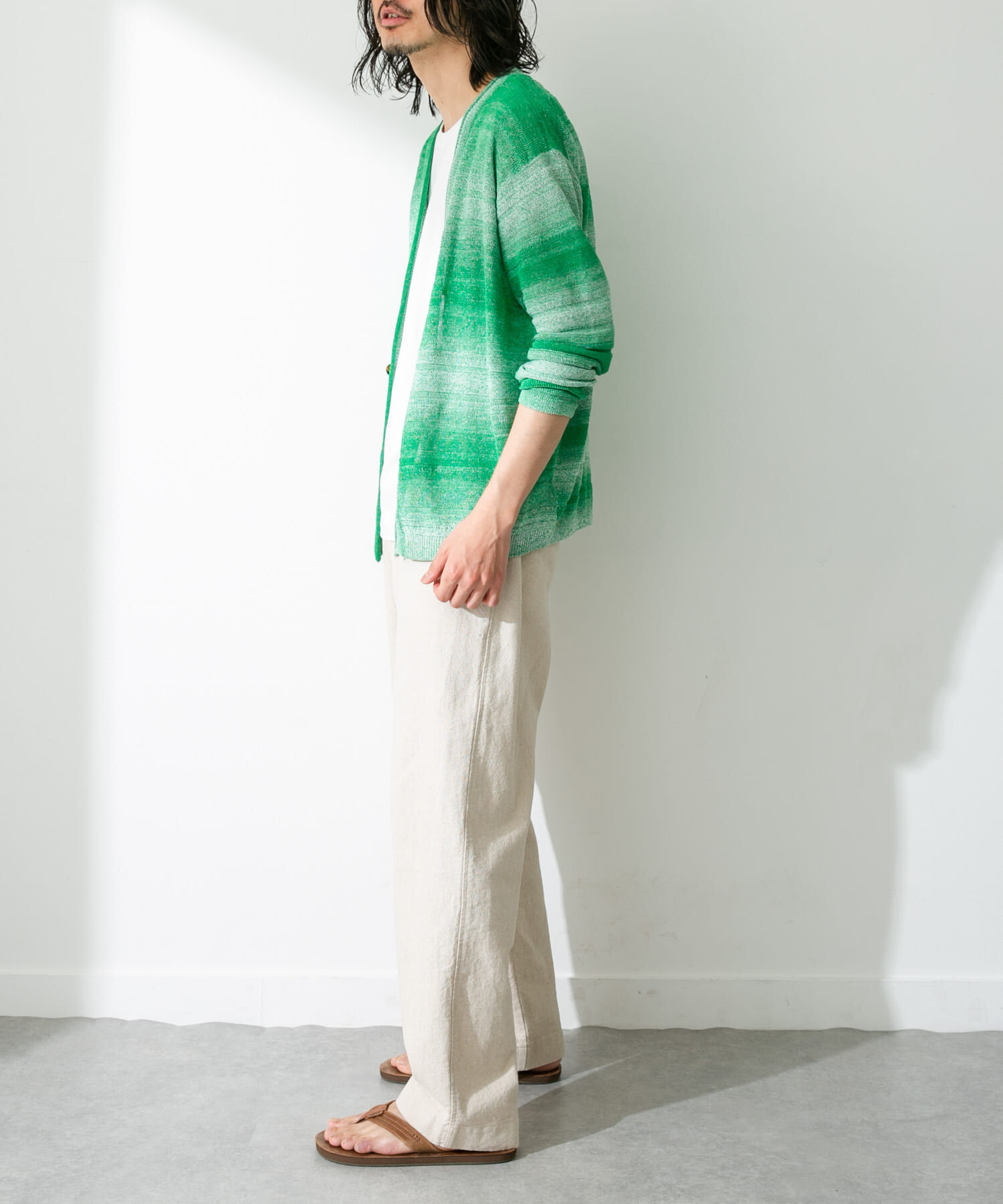 Sonny Label 「スペースダイライトニットカーディガン」|カーディガン|