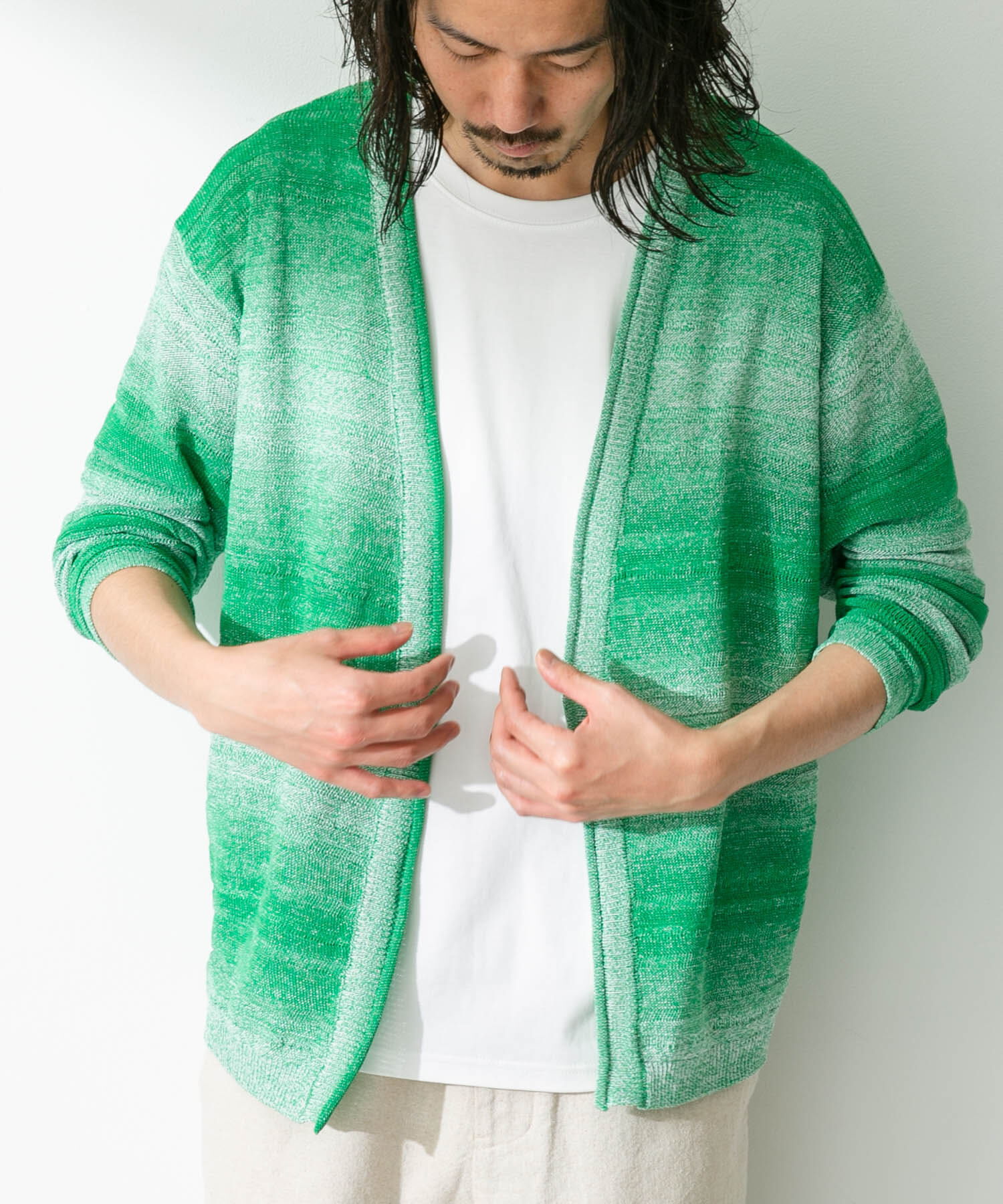 Sonny Label 「スペースダイライトニットカーディガン」|カーディガン|