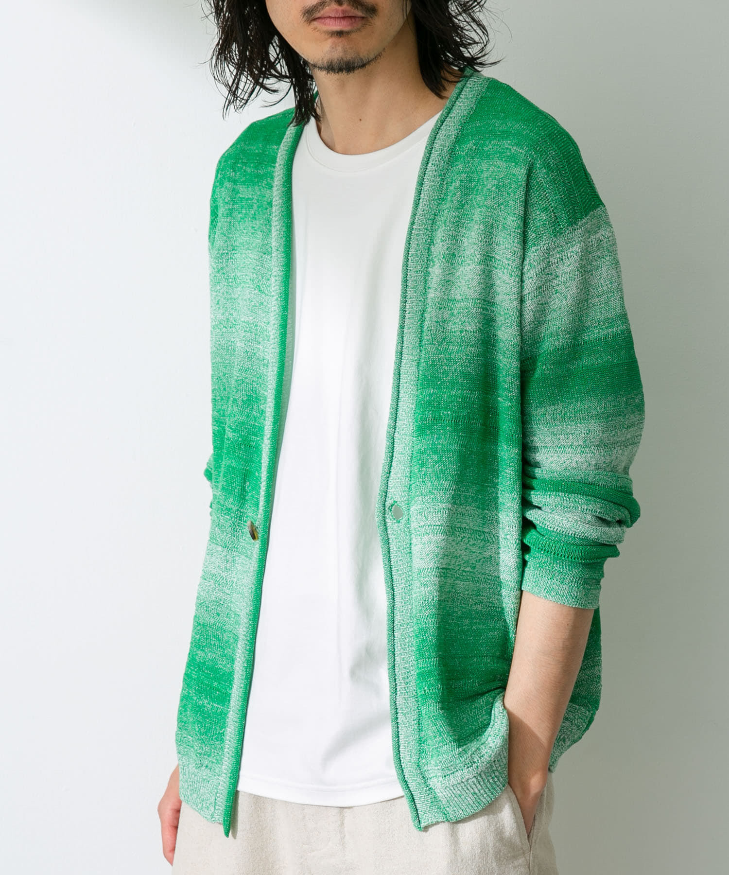 Sonny Label 「スペースダイライトニットカーディガン」|カーディガン|