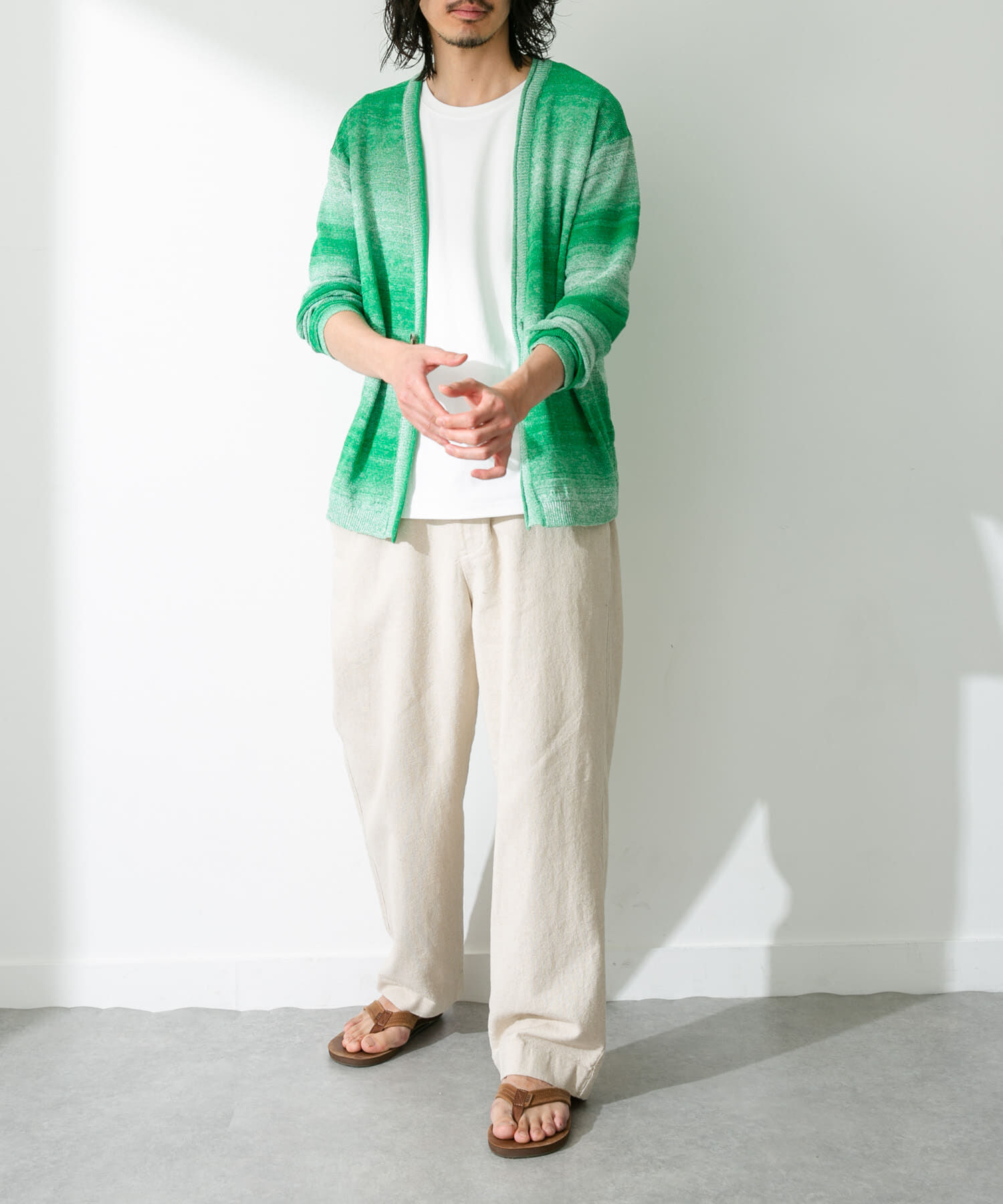 Sonny Label 「スペースダイライトニットカーディガン」|カーディガン|