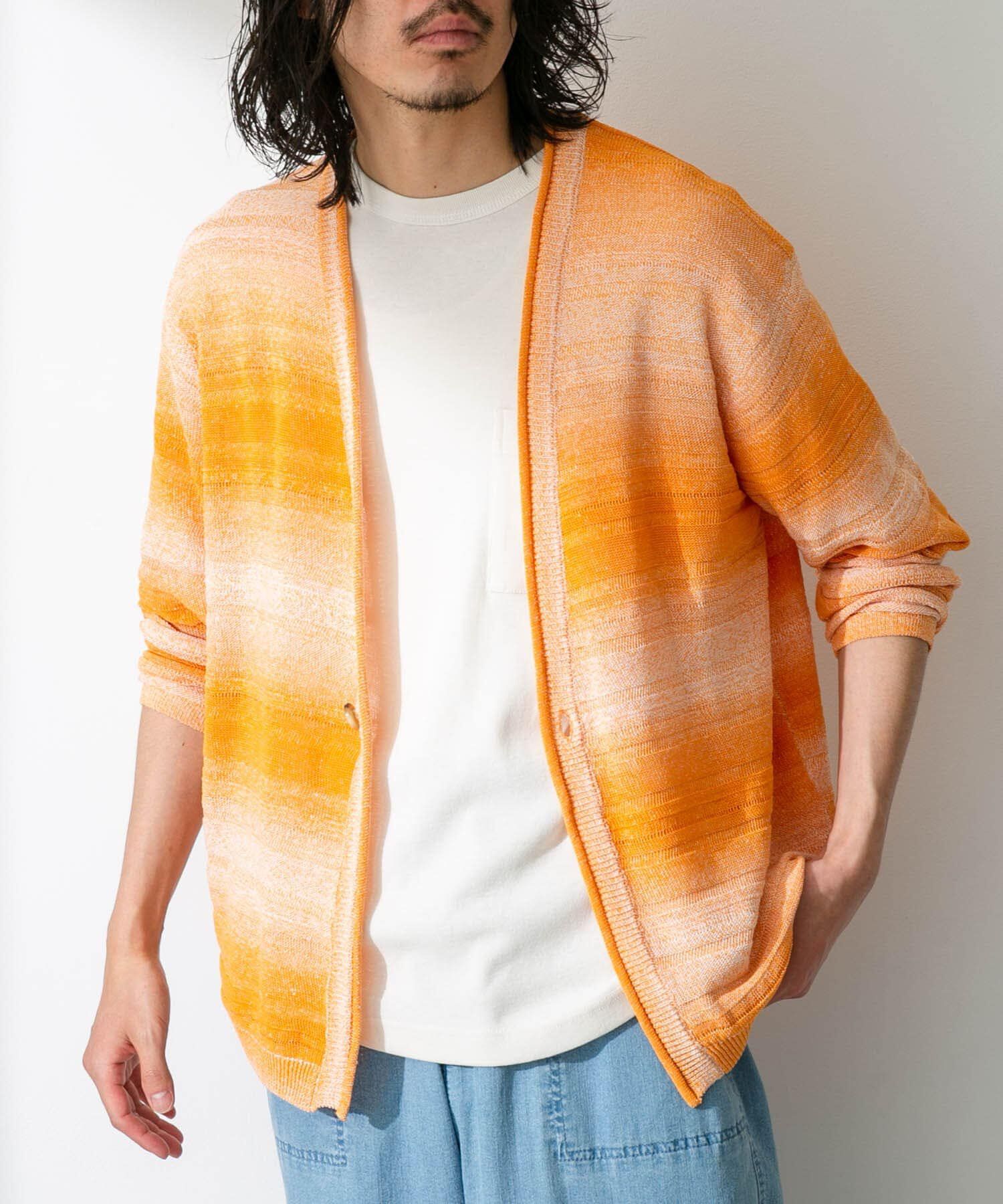 Sonny Label 「スペースダイライトニットカーディガン」|カーディガン|オレンジ