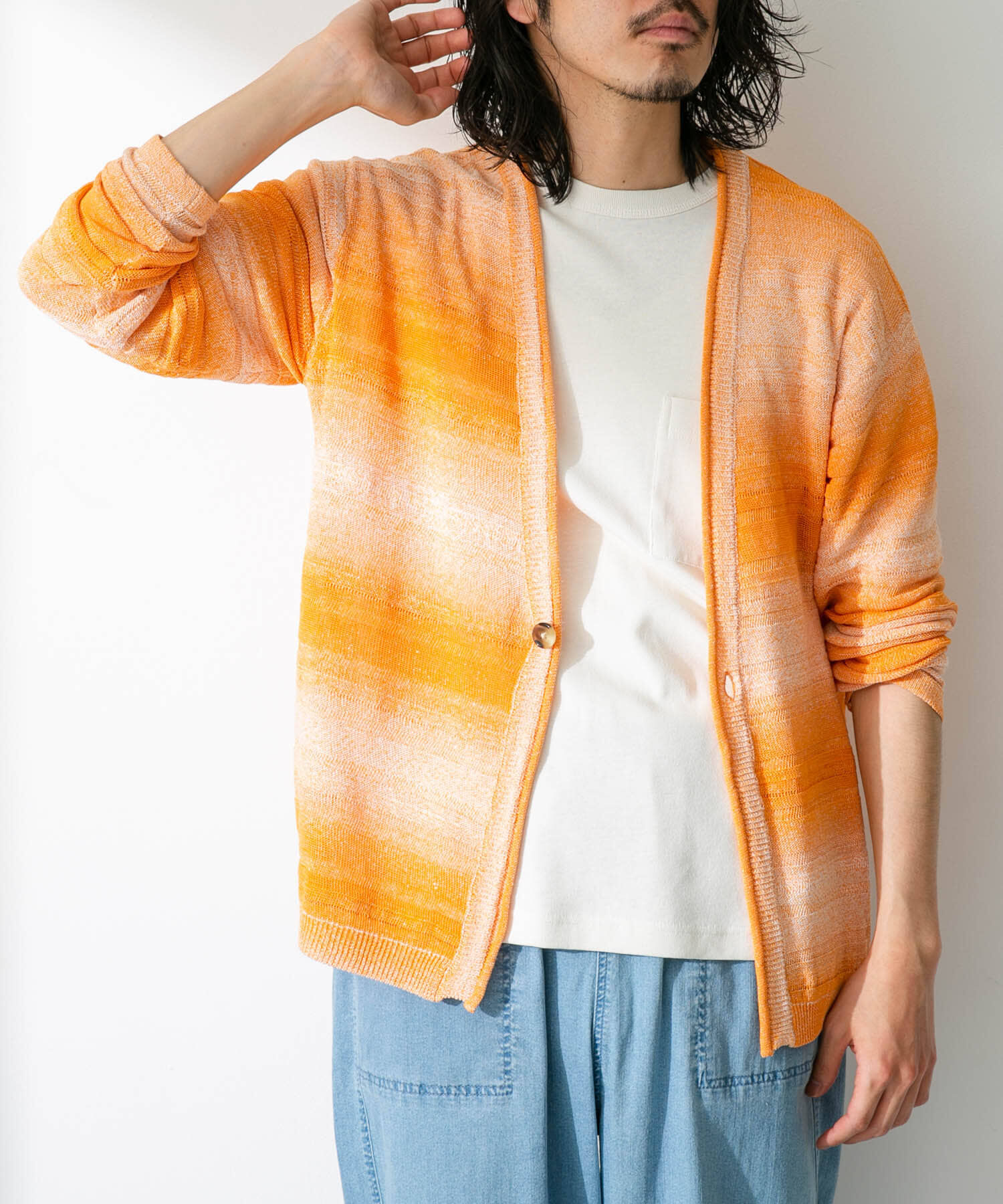 Sonny Label 「スペースダイライトニットカーディガン」|カーディガン|