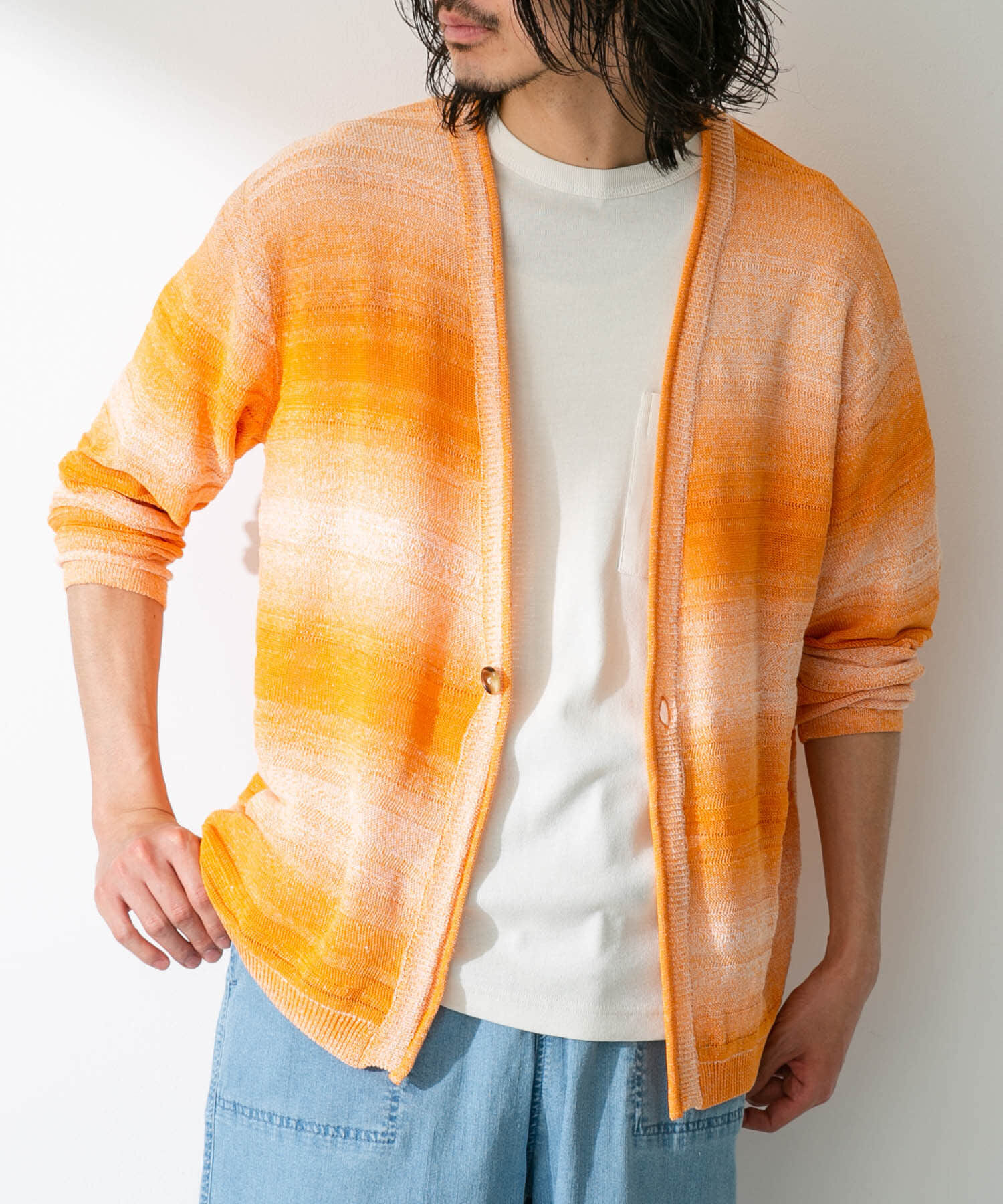 Sonny Label 「スペースダイライトニットカーディガン」|カーディガン|