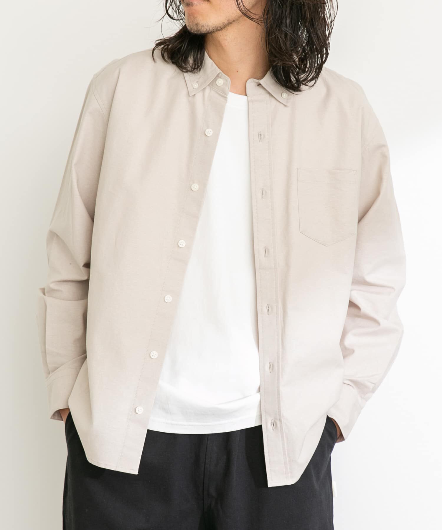 Sonny Label 「抗菌オックスボタンダウン長袖シャツ」|シャツ・ブラウス|