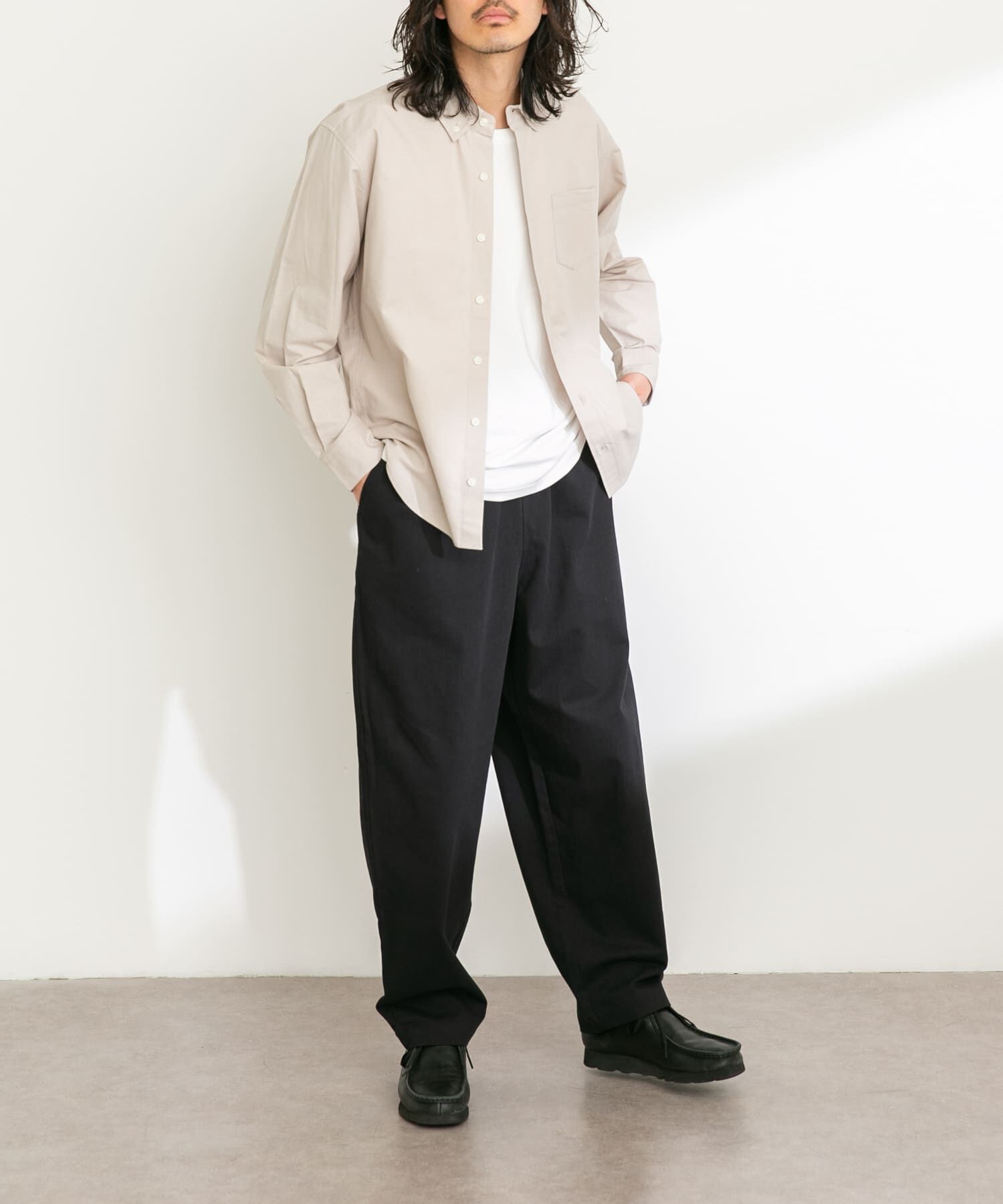 Sonny Label 「抗菌オックスボタンダウン長袖シャツ」|シャツ・ブラウス|