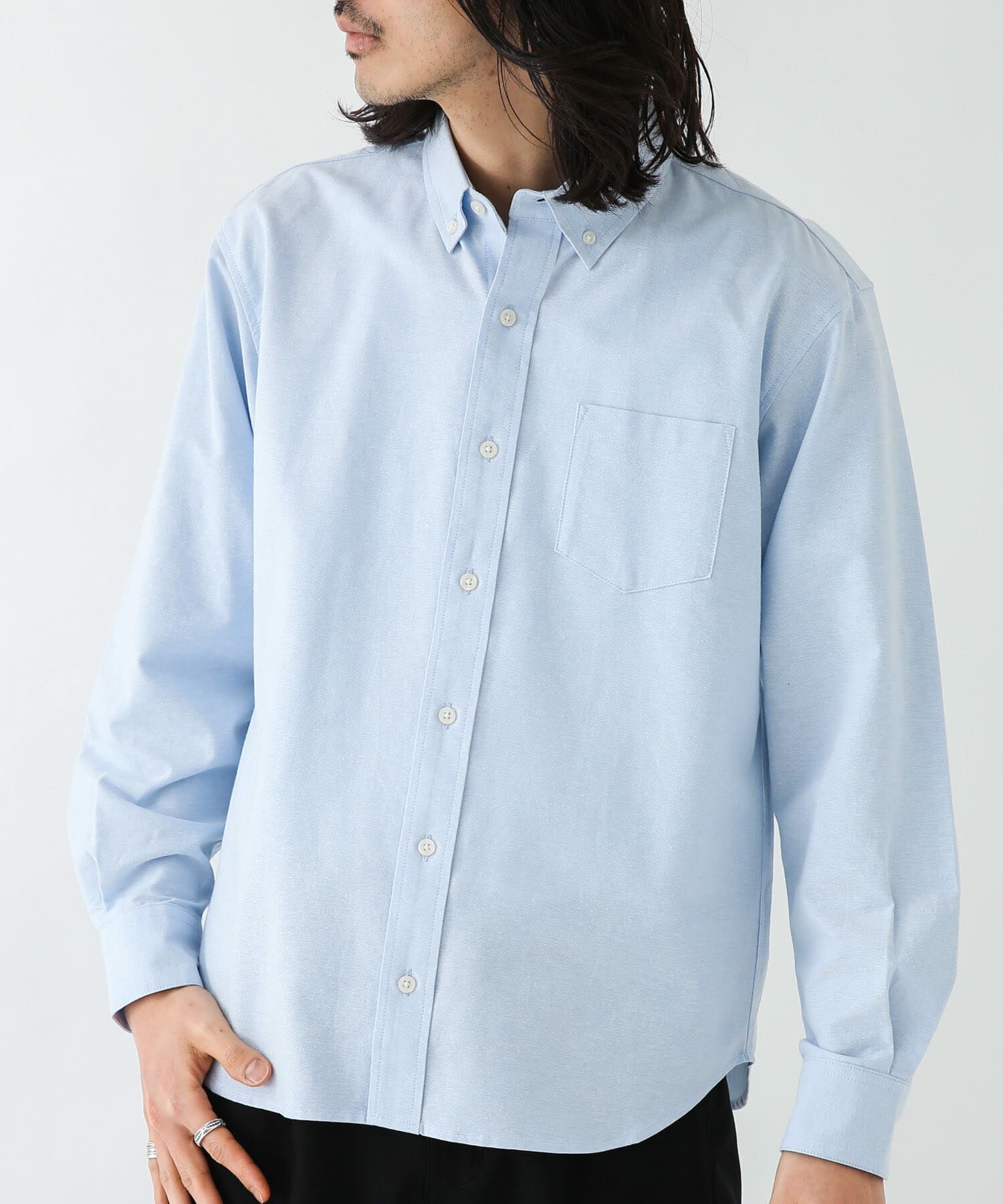 Sonny Label 「抗菌オックスボタンダウン長袖シャツ」|シャツ・ブラウス|