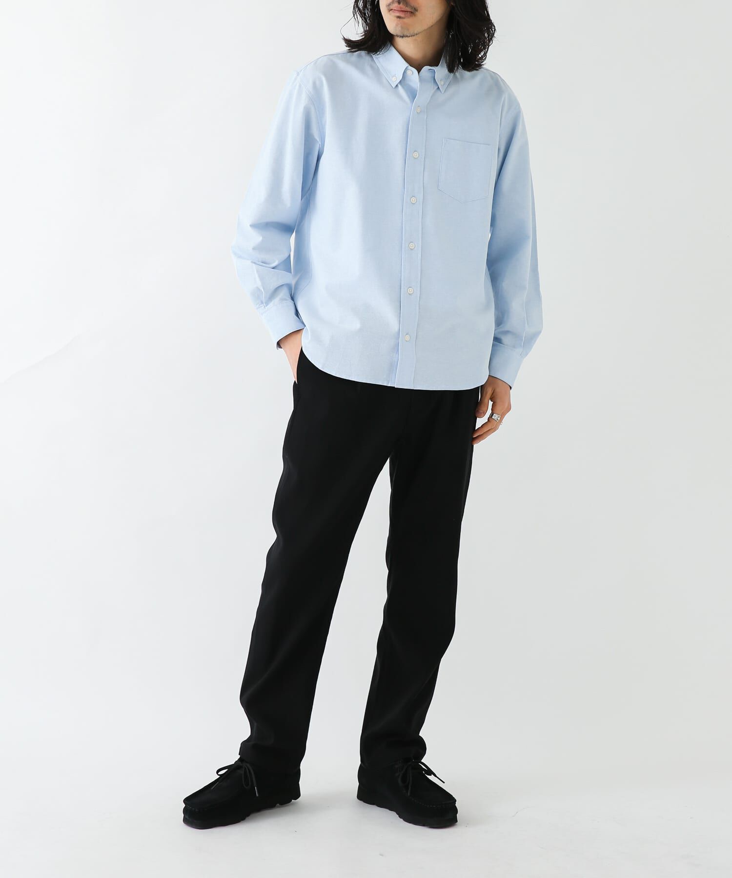 Sonny Label 「抗菌オックスボタンダウン長袖シャツ」|シャツ・ブラウス|