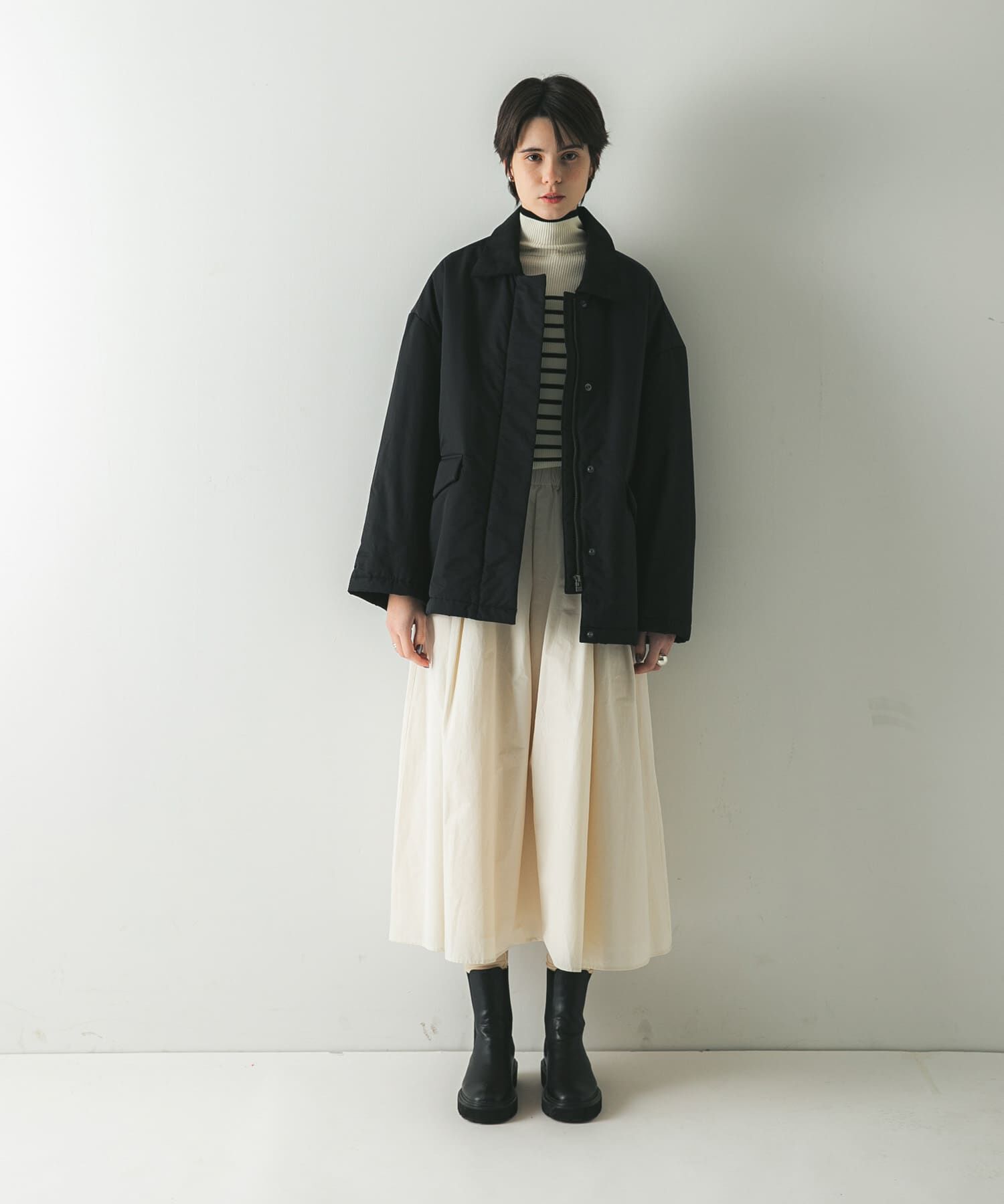 URBAN RESEARCH「『UR TECH』ハイネックリブニット」|ニット・セーター|