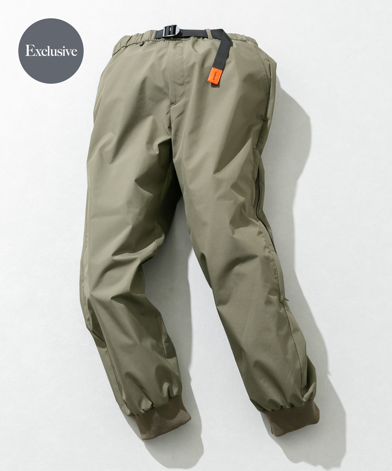 URBAN RESEARCH ROSSO「『別注』+phenix　WINDSTOPPER by GORE-TEX LABS リブジョガーパンツ」|その他|カーキ