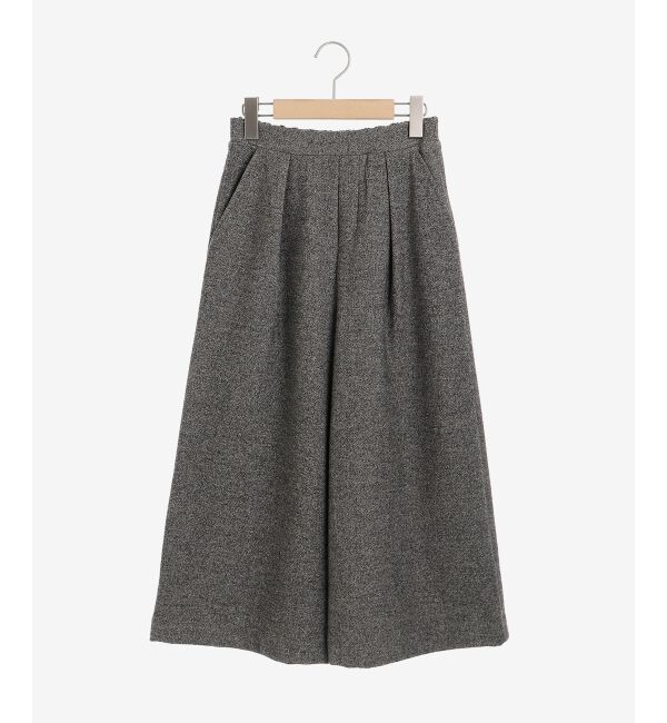 le.coeur blanc「ツイードライクワイドクロップドパンツ」|スラックス|