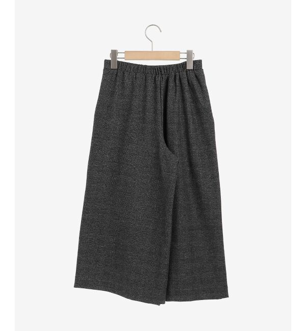 le.coeur blanc「ツイードライクワイドクロップドパンツ」|スラックス|