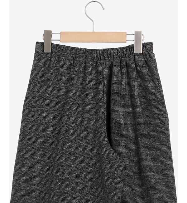 le.coeur blanc「ツイードライクワイドクロップドパンツ」|スラックス|