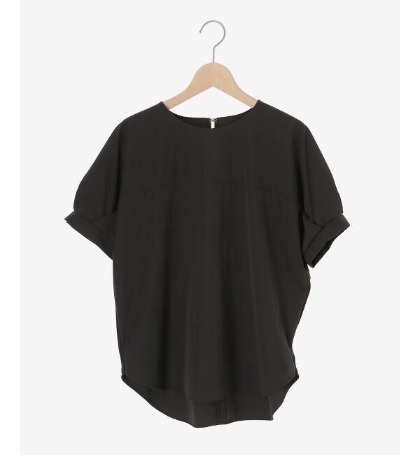  「《接触冷感》ナイロンストレッチスリーブタックブラウス」|シャツ・ブラウス|