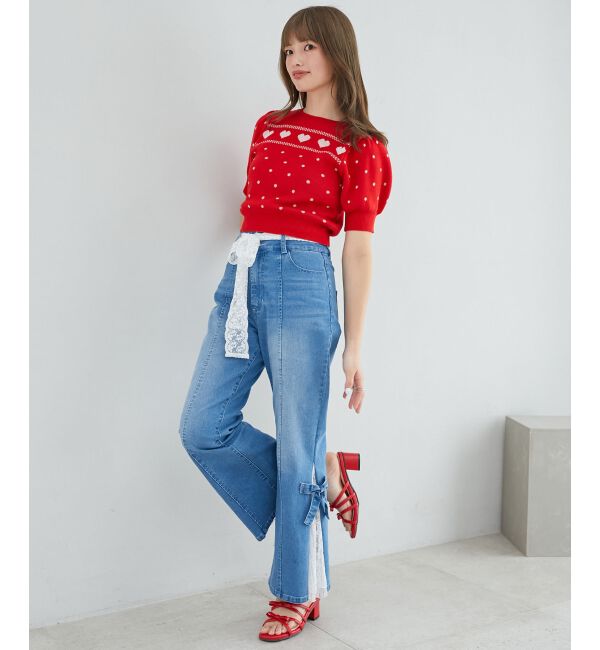  「◇ダブルリボンサンダル」|サンダル|