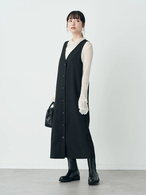 earth music&ecology「2WAYジレワンピース」|ワンピース|