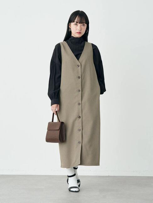 earth music&ecology「2WAYジレワンピース」|ワンピース|