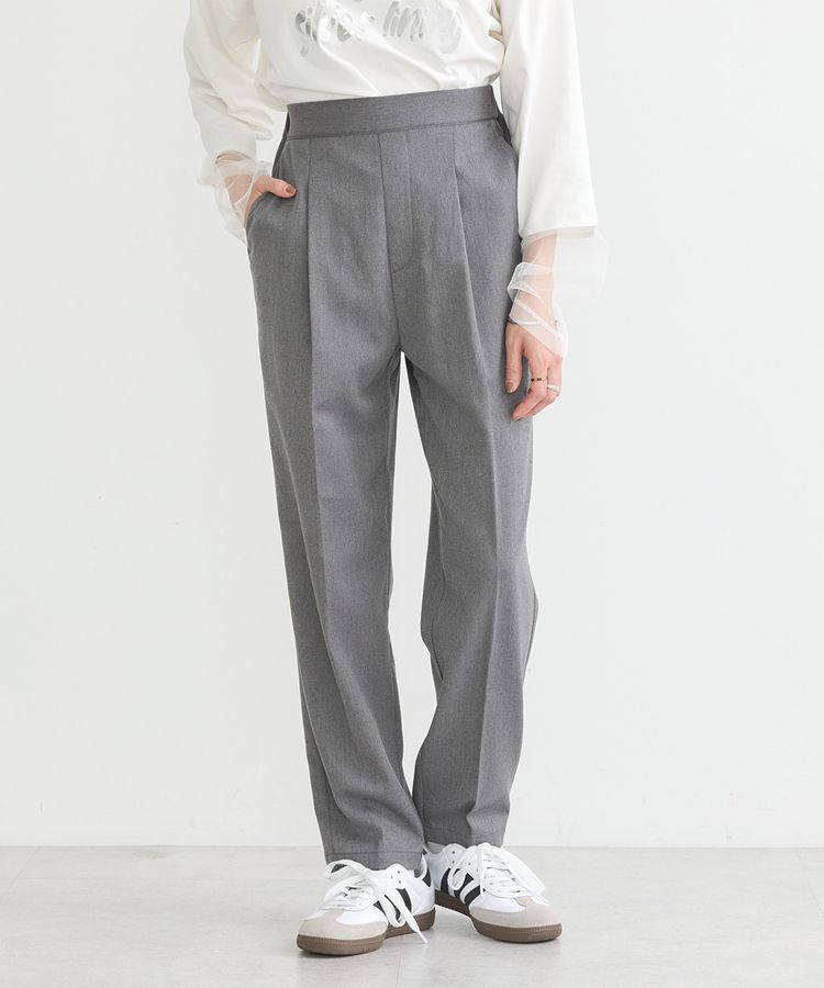 earth music&ecology「裏起毛テーパードパンツ」|その他|Gray Mixture