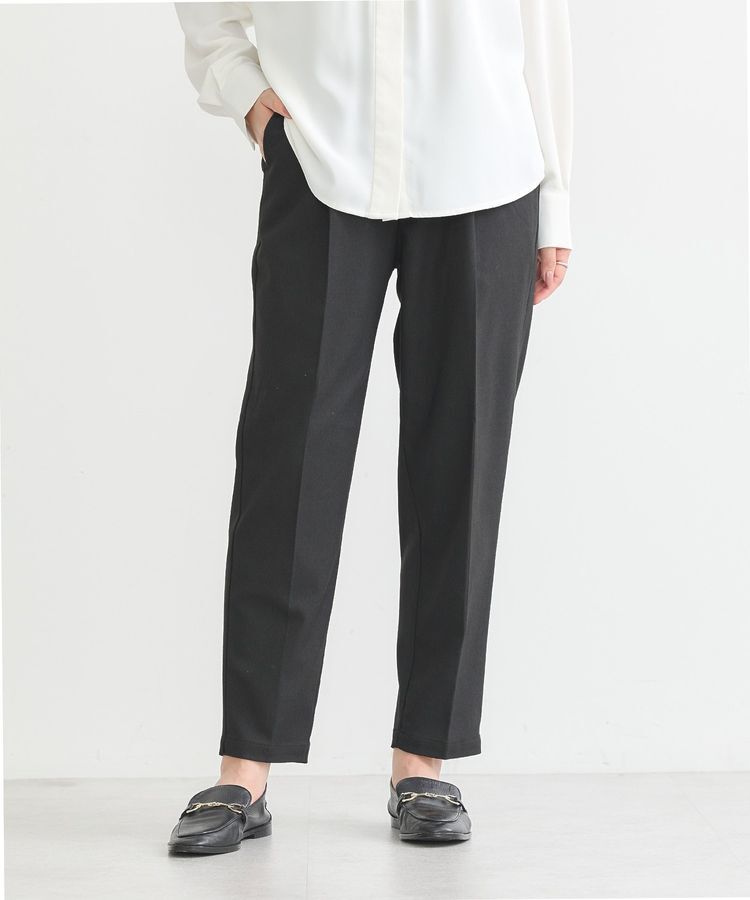 earth music&ecology「裏起毛テーパードパンツ」|その他|Black