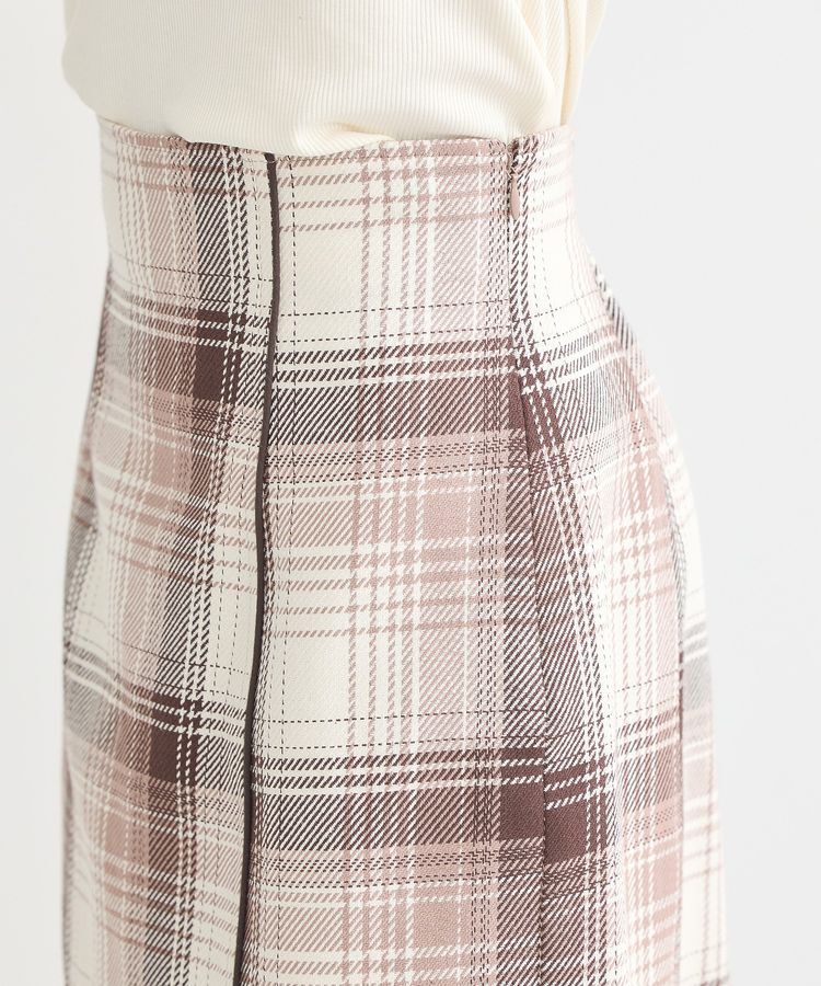 earth music&ecology「コットンツイルチェックミニスカート」|スカート|