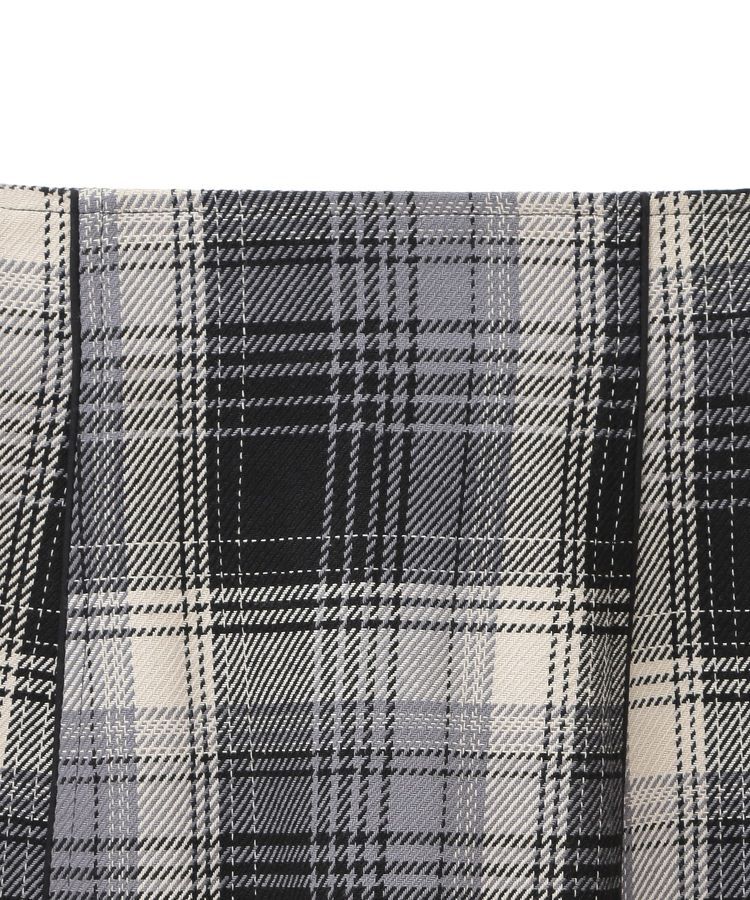 earth music&ecology「コットンツイルチェックミニスカート」|スカート|