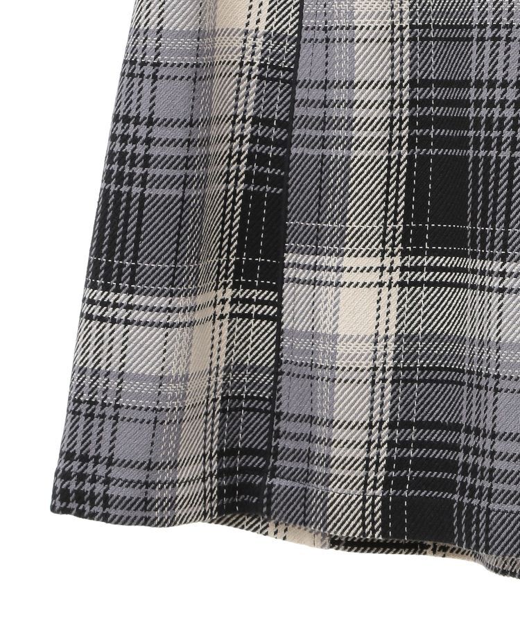 earth music&ecology「コットンツイルチェックミニスカート」|スカート|