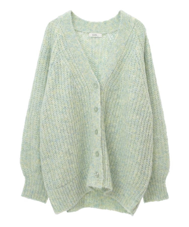 earth music&ecology「ふわふわMIXヤーンカーディガン」|カーディガン|