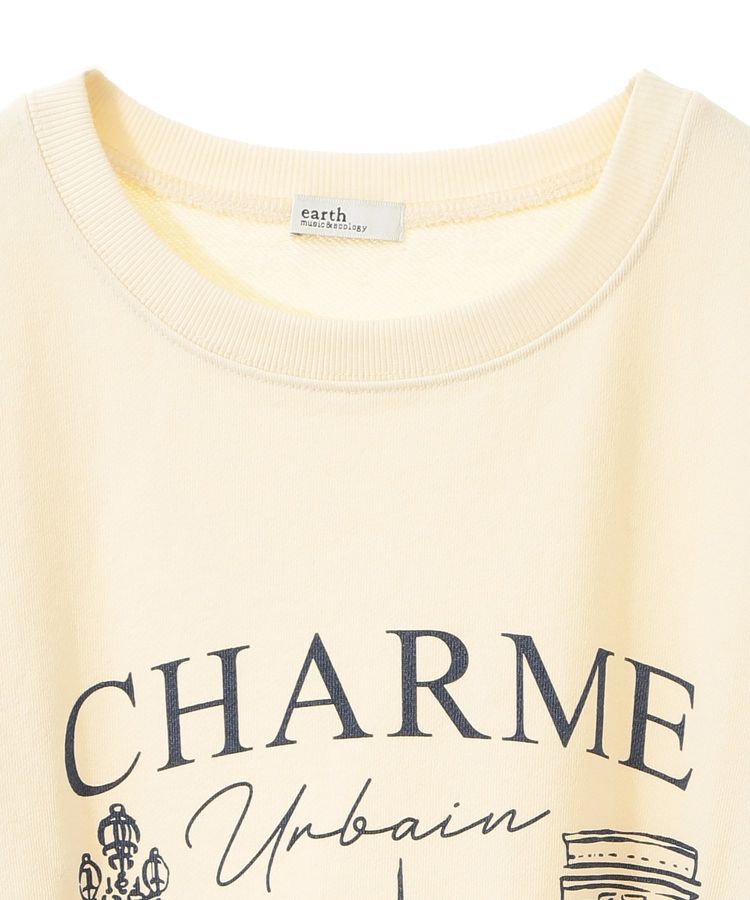 earth music&ecology「ウラケプリントプルオーバー」|スウェット・ジャージ|